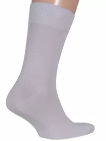 Комплект из 3 пар мужских носков MSCLUB №М20, msk3-М20, nm-237Э, СВЕТЛО-СЕРЫЕ с кисточкой