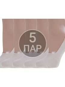 Комплект из 5 пар женских подследников Conte рис. 000, БЕЖЕВЫЕ (5-16С-12СП)