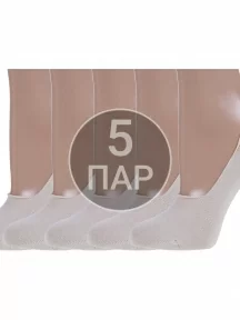 Комплект из 5 пар женских подследников Conte, 5-16С-12СП, рис. 000, БЕЖЕВЫЕ