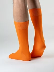 Набор из 3 пар мужских носков MSCLUB, 3-ПН-01, ОРАНЖЕВЫЕ