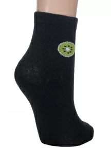 Женские носки Hobby Line, 3111-06, ЧЕРНЫЕ "Киви"