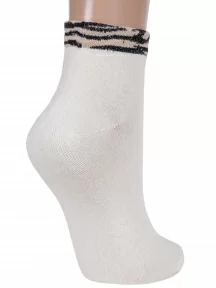 Женские носки Альтаир, А210, МОЛОЧНЫЕ, рис. Зебра