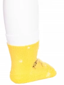 Комплект из 3 пар детских махровых носков Брестские (БЧК), 3-14С3060, рис. 867, ЯРКО-ЖЕЛТЫЕ