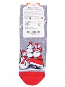 Детские носки Брестские (БЧК), 20С3079, рис. 8011, СЕРЫЕ МЕЛАНЖ