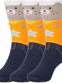 Комплект из 3 пар детских носков LORENZLine, 3-Л11, МУЛЬТИКОЛОР