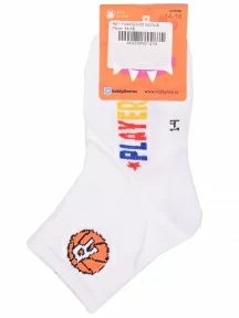 Детские спортивные носки Hobby Line, Ндх4520-05, БЕЛЫЕ