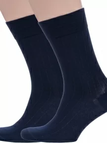 Комплект из 2 пар мужских носков Sergio Di Calze (PINGONS) из микромодала, 2-15SC2, СИНИЕ