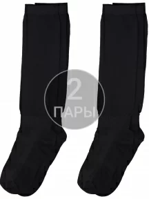 Комплект из 2 пар мужских спортивных гольфов Альтаир ЧЕРНЫЕ (2-М95)