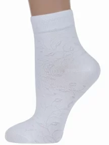 Комплект из 3 пар женских бамбуковых носков Гамма, 3-С527, КРЕМОВЫЕ