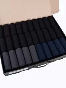 Набор из 30 пар мужских носков "Бизнес" (RuSocks / Орудьевский трикотаж), РуС-30, микс 39