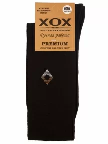 Мужские шерстяные носки ХОХ, X-9R1, ЧЕРНЫЕ