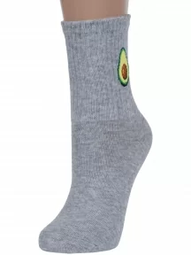 Комплект из 3 пар детских носков Гамма, 3-С1614, СВЕТЛО-СЕРЫЕ МЕЛАНЖ