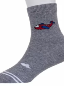 Детские носки RuSocks (Орудьевский трикотаж), Д-86, рис. 05, СЕРЫЕ