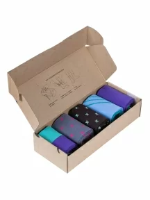 Набор из 5 пар мужских носков "Нева-Сокс", НС-5-НМ202, микс "Ментоловый гонщик"