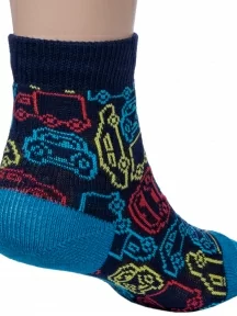 Детские носки "НАШЕ" Смоленской чулочной фабрики, 222С72, рис. 23, ТЕМНО-СИНИЕ №3-1/17-2