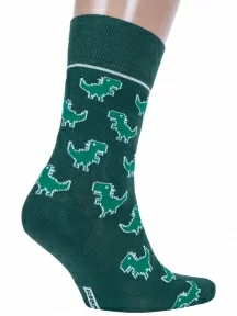 Мужские носки DiWaRi, 20С-37СП, рис. 143, ТЕМНО-ЗЕЛЕНЫЕ