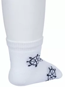 Детские носки "Борисоглебский трикотаж", 8С3000/3, БЕЛЫЕ