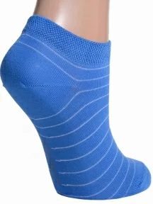 Женские носки из микромодала Grinston socks (PINGONS), 15D34, СИНИЕ