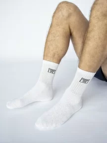 Комплект из 3 пар спортивных мужских носков Tuosite, TSS877-111, БЕЛЫЕ