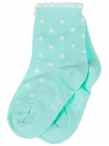 Детские носки RuSocks (Орудьевский трикотаж), Д3-130095Д, МЯТНЫЕ в горошек