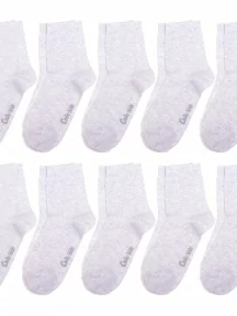 Комплект из 10 пар детских носков Conte kids, 10-5С-11СП, рис. 000, СВЕТЛО-СЕРЫЕ
