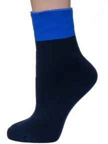 Женские махровые носки RuSocks (Орудьевский трикотаж) ТЕМНО-СИНИЕ (Ж-2331)