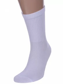 Мужские спортивные носки GRAND LINE, С-46, БЕЛЫЕ