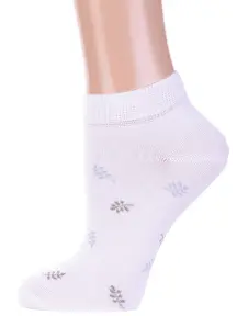 Женские носки Брестские (БЧК) рис. 658, БЕЛЫЕ (14с1101)