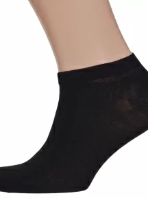 Мужские короткие спортивные носки ХОХ, SPM-180, ЧЕРНЫЕ