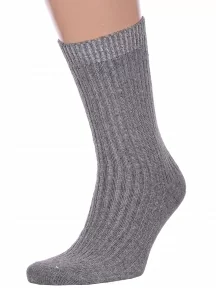 Мужские теплые носки Hobby Line, Нма6258, СЕРЫЕ