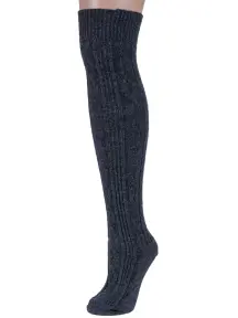 Женские гольфины RuSocks (Орудьевский трикотаж) ТЕМНО-СЕРЫЕ (Ж-156)