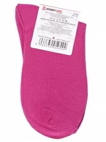 Женские носки Hobby Line, Нжх339-18, МАЛИНОВЫЕ