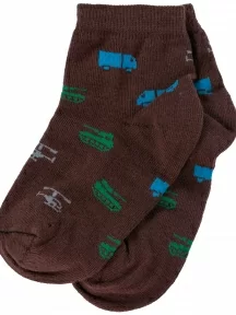 Комплект из 3 пар детских носков Альтаир, 3-А56, ШОКОЛАД