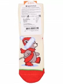 Детские носки Брестские (БЧК), 20С3079, рис. 8001, СВЕТЛО-ЖЕЛТЫЕ