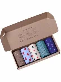 Набор из 5 пар мужских носков MSCLUB №М09, ВИ5-НМ9, микс 1