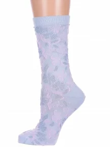 Женские носки Брестские (БЧК), 20С1140, рис. 507, СЕРО-ГОЛУБЫЕ