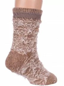 Детские теплые махровые носки Hobby Line, Ндад7621-01, СВЕТЛО-КОРИЧНЕВЫЕ