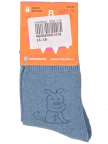 Детские носки Hobby Line, Ндх3540, ДЖИНСОВЫЕ
