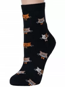 Женские носки "Красная ветка", С-1459, ЧЕРНЫЕ