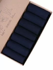 Набор из 7 пар мужских носков MSCLUB, 7-ПН-01, ТЕМНО-СИНИЕ