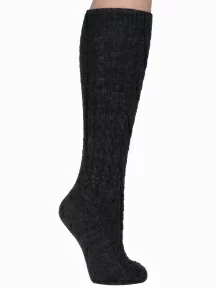 Женские гольфы RuSocks (Орудьевский трикотаж) ЧЕРНЫЕ (Ж-155-03)
