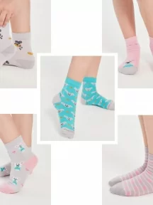 Комплект из 5 пар детских носков LORENZLine, 5-Л104, микс 1