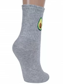 Комплект из 3 пар детских носков Гамма, 3-С1614, СВЕТЛО-СЕРЫЕ МЕЛАНЖ