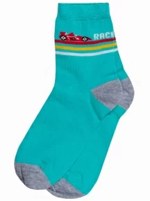 Детские носки RuSocks (Орудьевский трикотаж), Д3-13501, рис. 05, БИРЮЗОВЫЕ