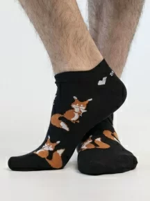 Короткие носки unisex St. Friday Socks, SS21-990-19, "Белочка пришла"