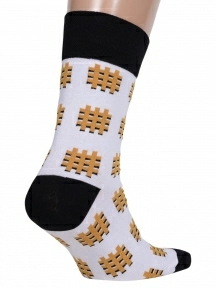 Мужские носки MSCLUB №М38, nm-416, БЕЛЫЕ