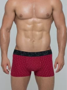 Мужские трусы-боксеры SD (by Salvador Dali), SD2023-3, БОРДОВЫЕ