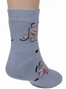 Детские махровые носки Брестские (БЧК), 14С3060, рис. 547, СВЕТЛО-СЕРЫЕ