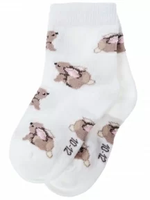 Детские носки RuSocks (Орудьевский трикотаж), Д3-130094Д, рис. 01, БЕЛЫЕ