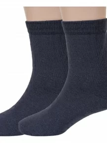 Комплект из 2 пар детских носков "Красная ветка", 2-С-742, ТЕМНО-СЕРЫЕ